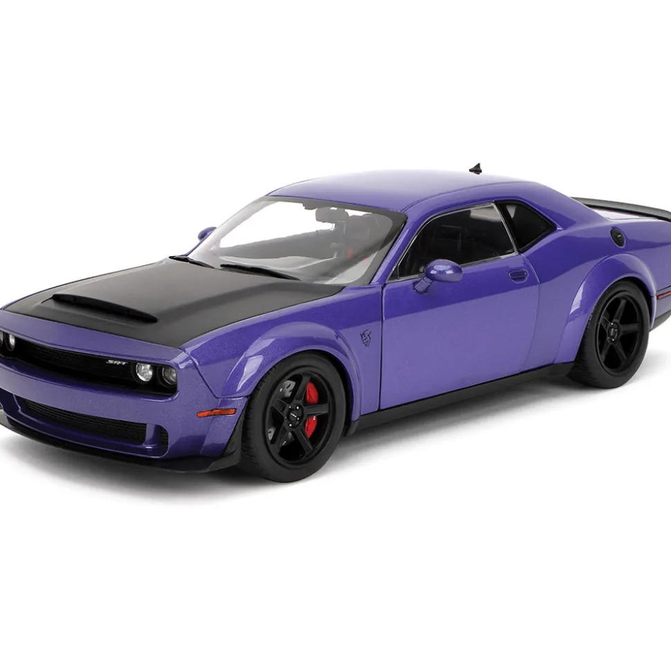 Dodge Challenger Hellcat Widebody - Plum Crazy 1:18 Scale Diecast Model Car by Pink Slips