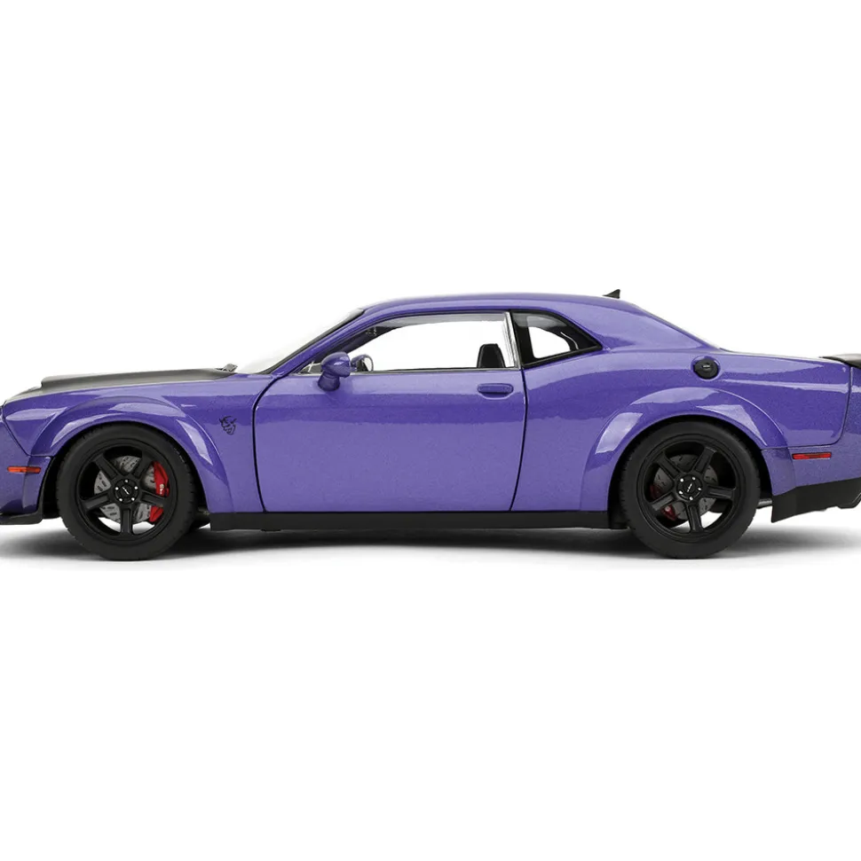 Dodge Challenger Hellcat Widebody - Plum Crazy 1:18 Scale Diecast Model Car by Pink Slips