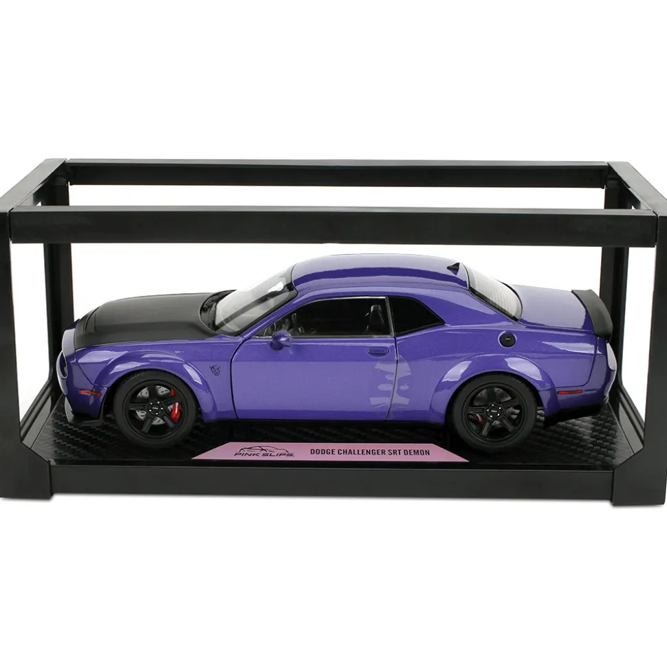 Dodge Challenger Hellcat Widebody - Plum Crazy 1:18 Scale Diecast Model Car by Pink Slips