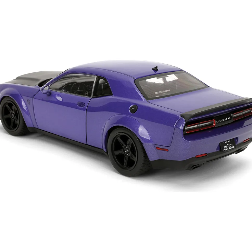 Dodge Challenger Hellcat Widebody - Plum Crazy 1:18 Scale Diecast Model Car by Pink Slips