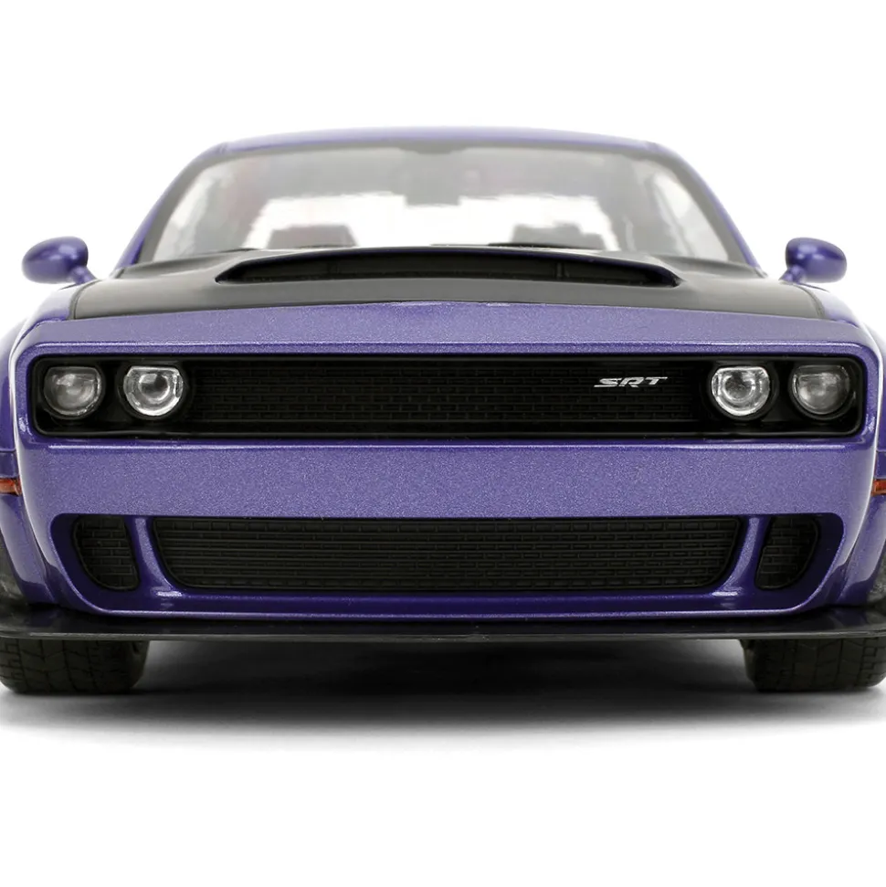 Dodge Challenger Hellcat Widebody - Plum Crazy 1:18 Scale Diecast Model Car by Pink Slips