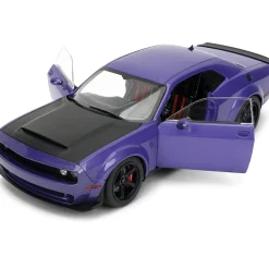Dodge Challenger Hellcat Widebody - Plum Crazy 1:18 Scale Diecast Model Car by Pink Slips