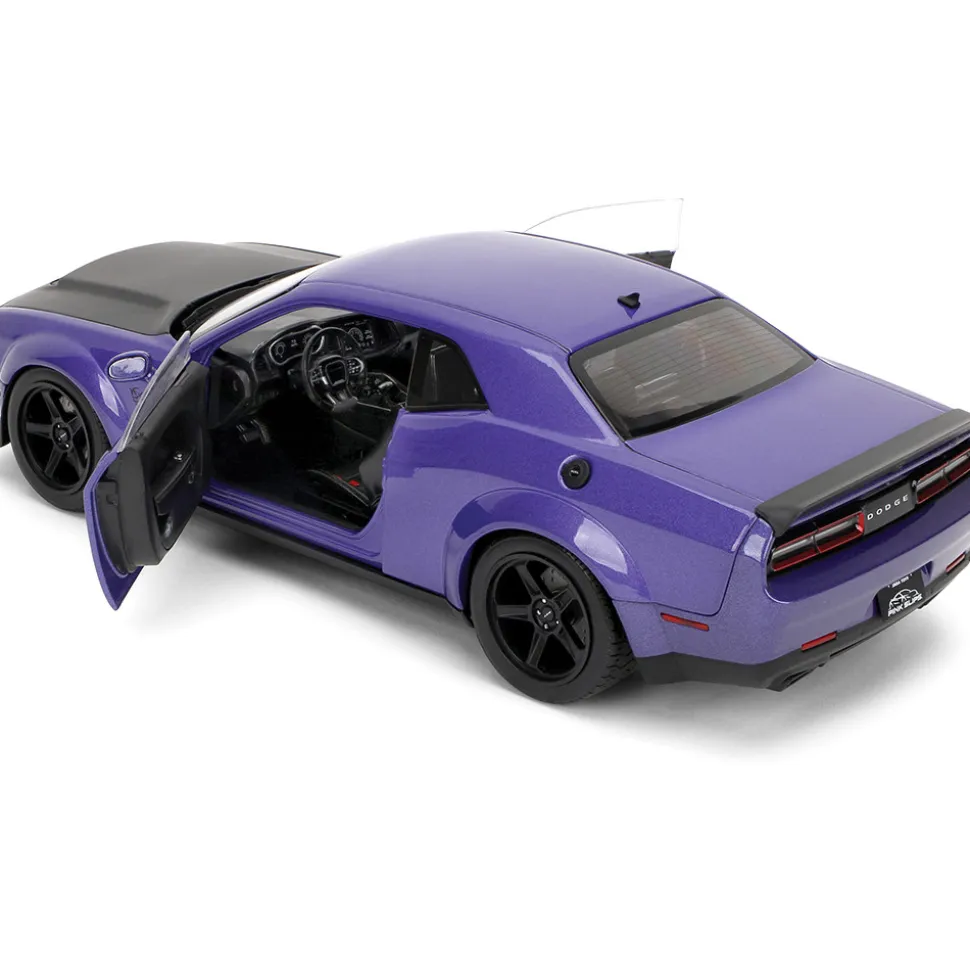 Dodge Challenger Hellcat Widebody - Plum Crazy 1:18 Scale Diecast Model Car by Pink Slips