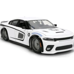 2015 Dodge Challenger Hellcat w/Stormtrooper Figure 1:24 Scale Diecast Model Car by Jada Toys