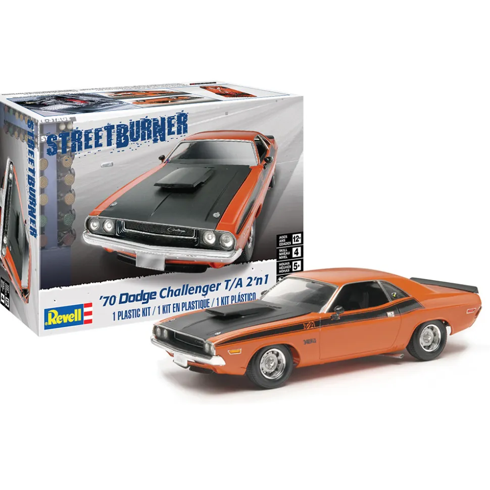 1970 Dodge Challenger 2'n1 Model Kit 1:24 Scale Plastic Model Kit by Revell