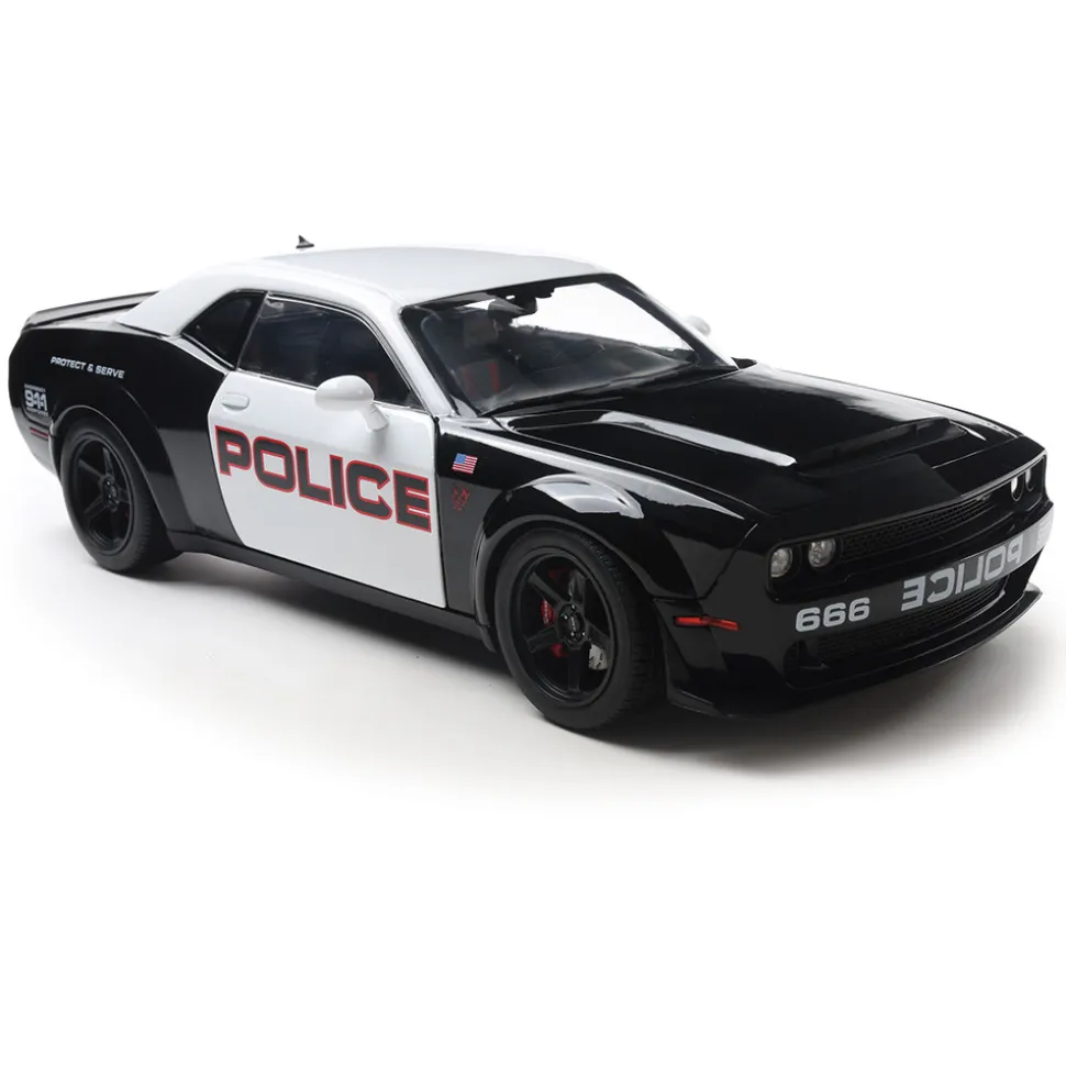 2023 Dodge Challenger R/T Scat Pack Widebody - Highway Police 1:18 Scale Diecast Model Car by Solido