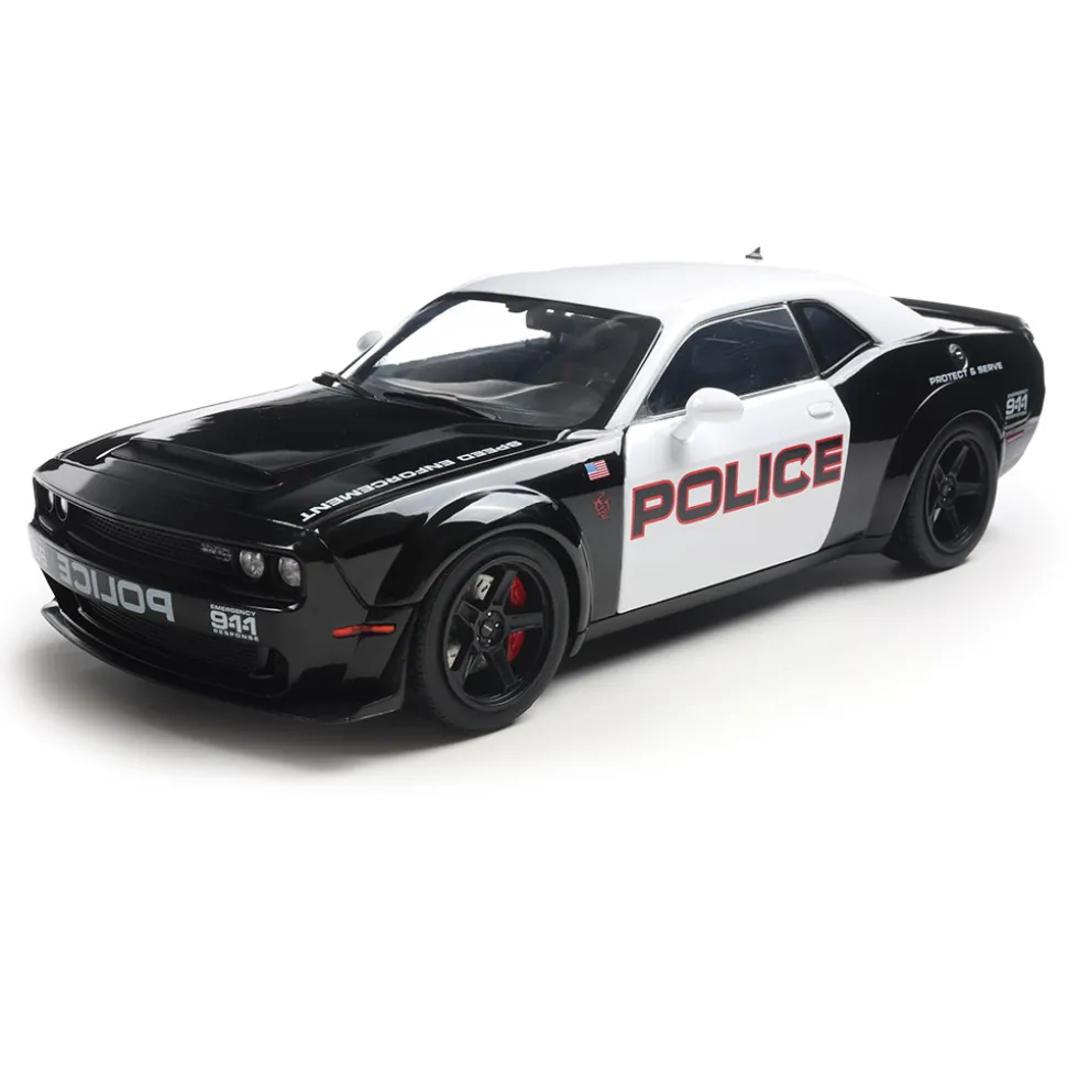 2023 Dodge Challenger R/T Scat Pack Widebody - Highway Police 1:18 Scale Diecast Model Car by Solido