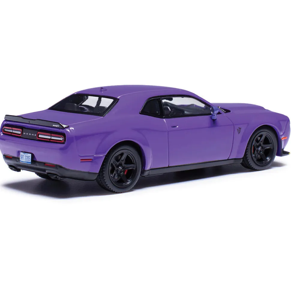 2018 Dodge Challenger SRT Demon - Plum Crazy 1:43 Scale Diecast Model Car by IXO Models