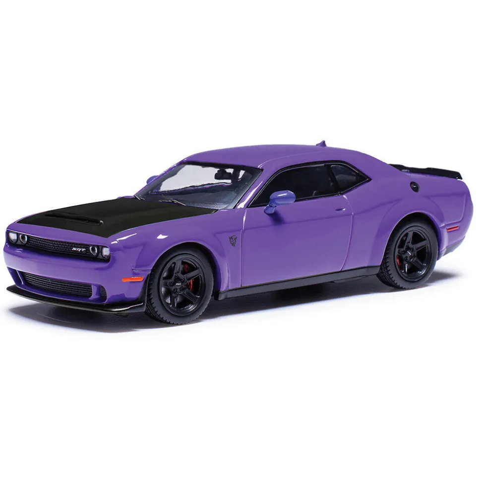 2018 Dodge Challenger SRT Demon - Plum Crazy 1:43 Scale Diecast Model Car by IXO Models