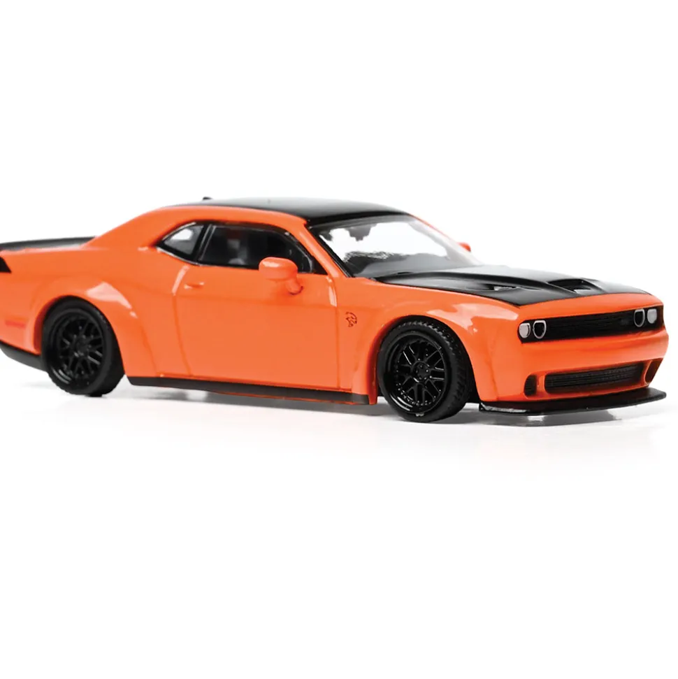 2019 Dodge Challenger SRT Hellcat - Go Mango 1:64 Scale by IXO Models