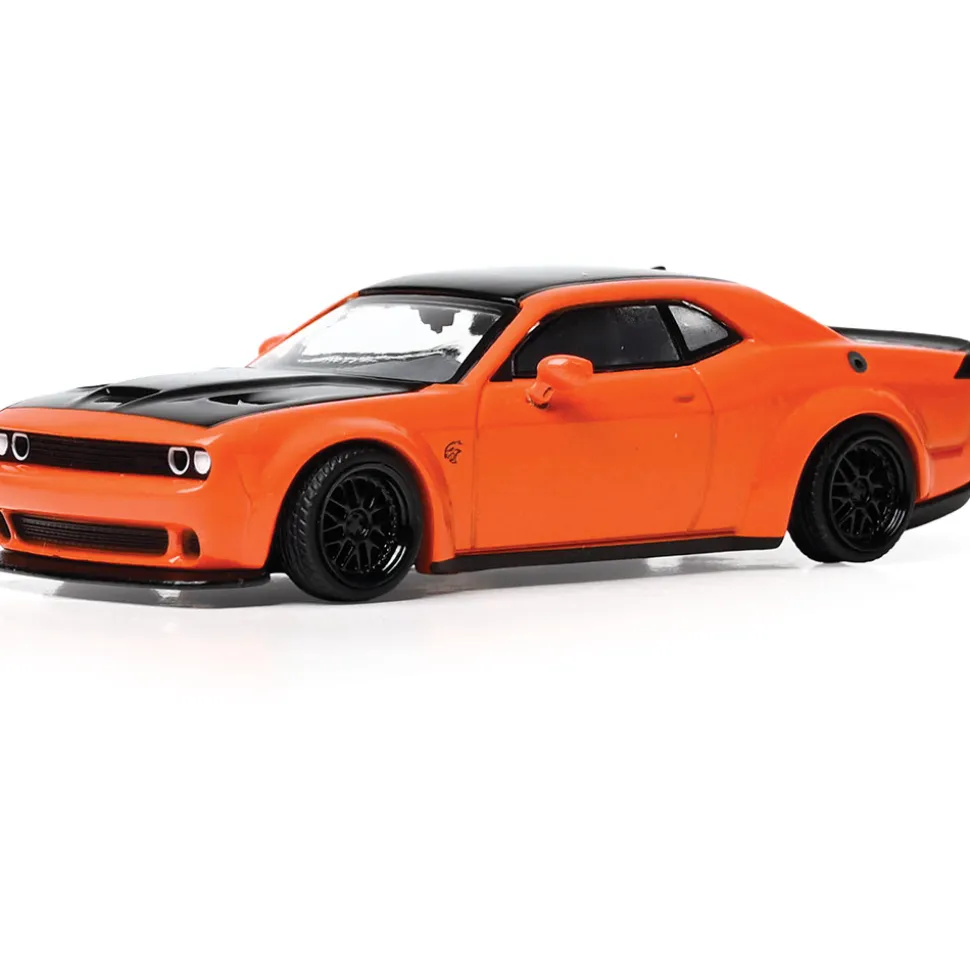2019 Dodge Challenger SRT Hellcat - Go Mango 1:64 Scale by IXO Models