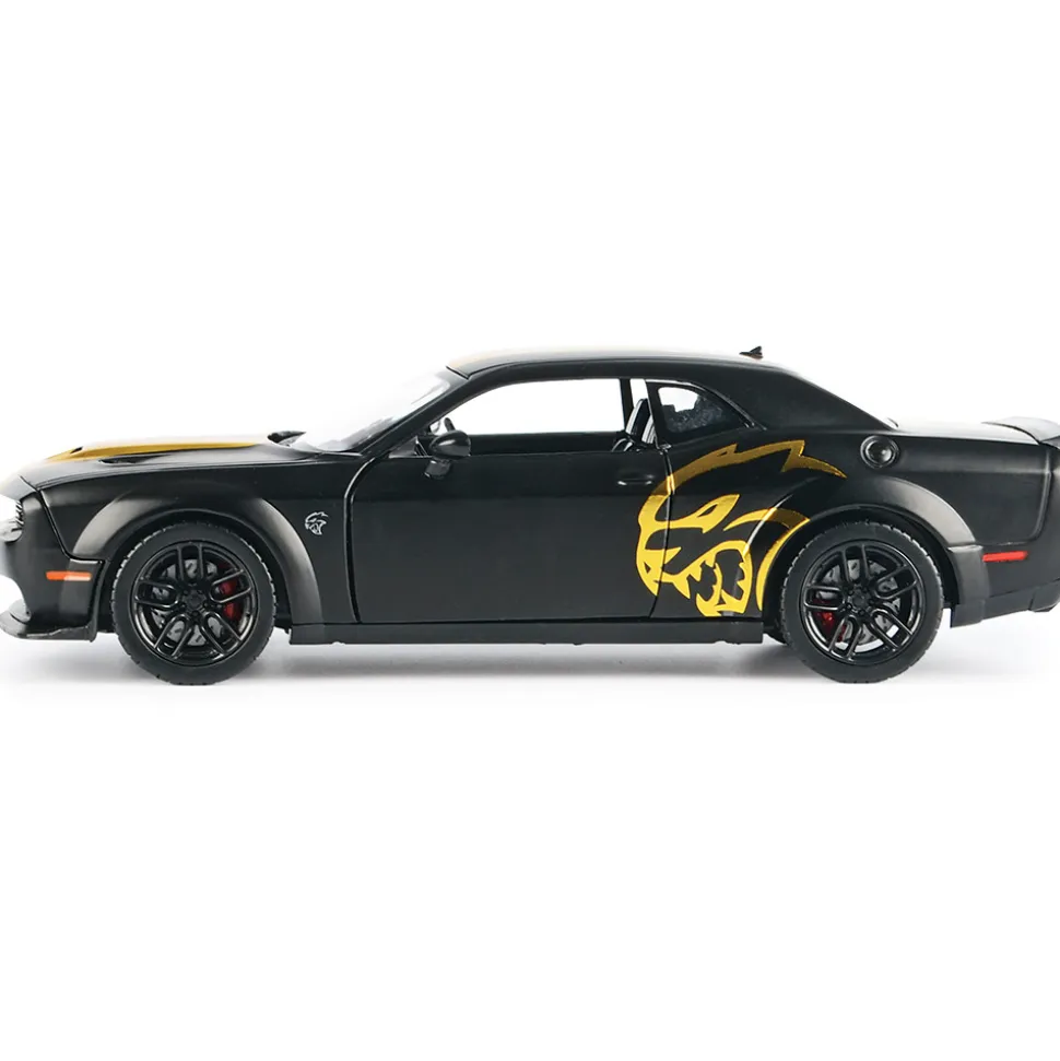 2018 Dodge Challenger SRT Hellcat Widebody - Midnight Eclipse 1:24 Scale Diecast Model Car by Motormax