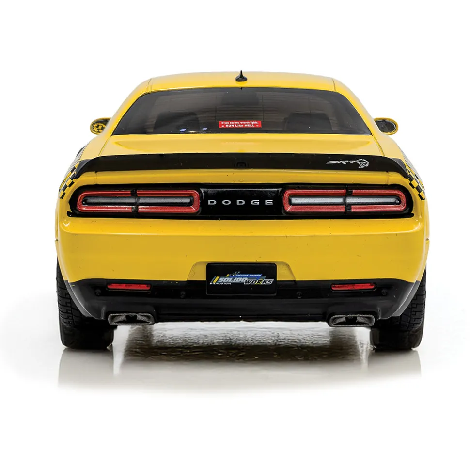 2023 Dodge Challenger SRT Hellcat Redeye Widebody - NYC Hellcab 1:18 Scale Diecast Model Car by Solido
