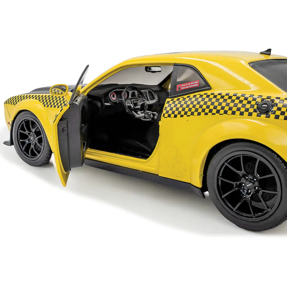2023 Dodge Challenger SRT Hellcat Redeye Widebody - NYC Hellcab 1:18 Scale Diecast Model Car by Solido