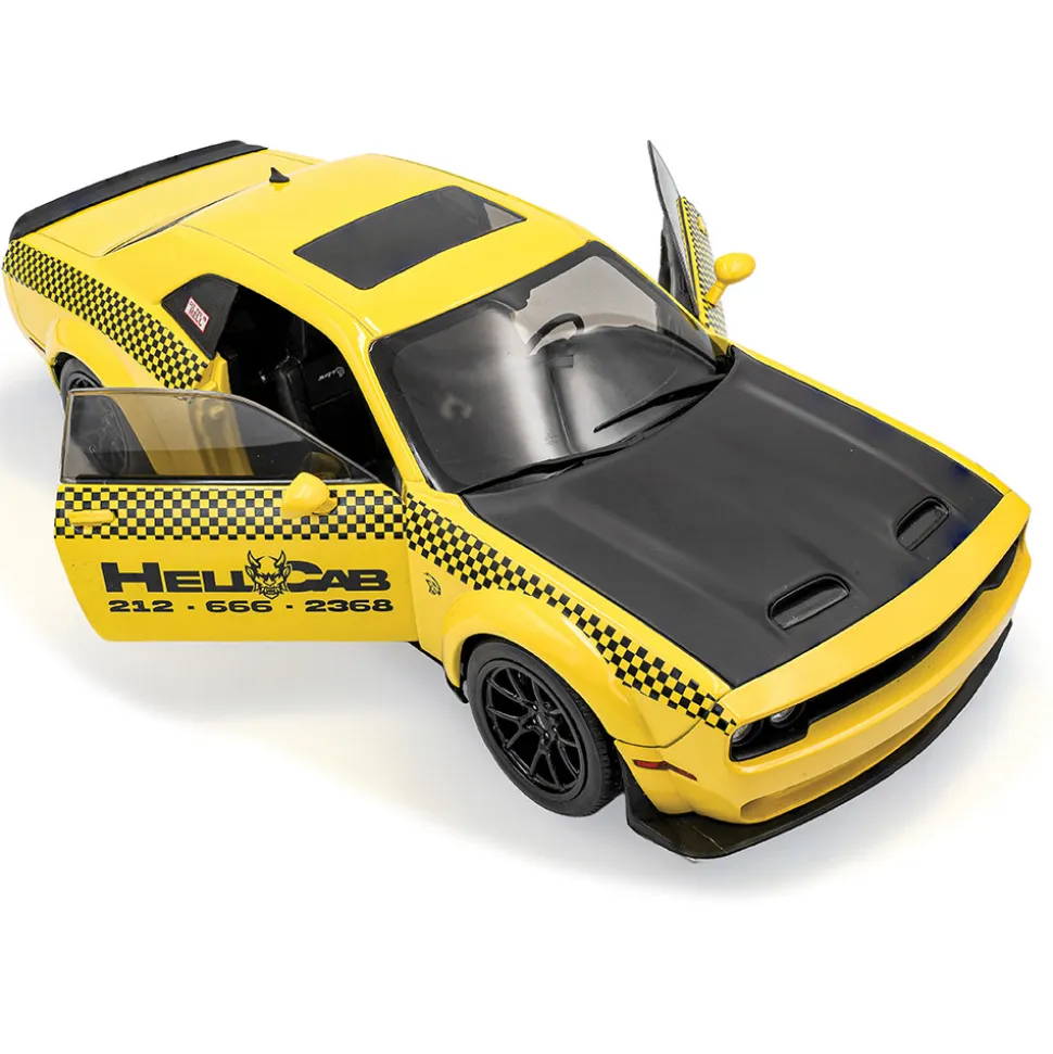 2023 Dodge Challenger SRT Hellcat Redeye Widebody - NYC Hellcab 1:18 Scale Diecast Model Car by Solido