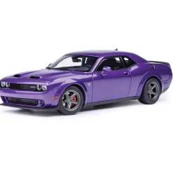 2023 Dodge Challenger SRT Super Stock - Plum Crazy 1:18 Scale Diecast & Composite Model Car by AutoArt