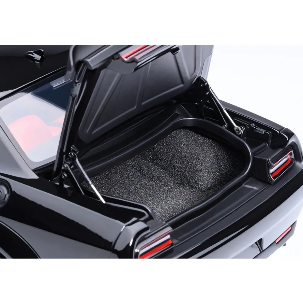 2023 Dodge Challenger SRT Super Stock - Pitch Black 1:18 Scale Diecast Model Car by AutoArt