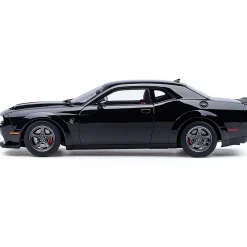 2023 Dodge Challenger SRT Super Stock - Pitch Black 1:18 Scale Diecast Model Car by AutoArt