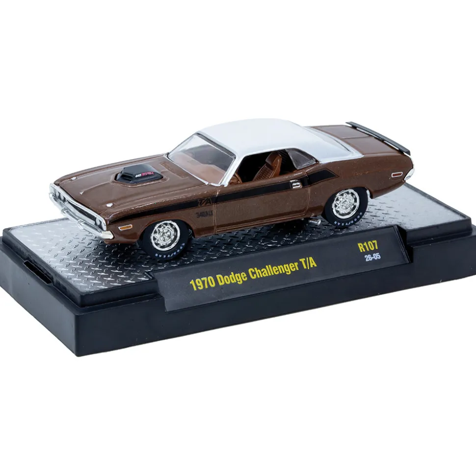 1970 Dodge Challenger T/A - Brown 1:64 Scale by M2 Machines
