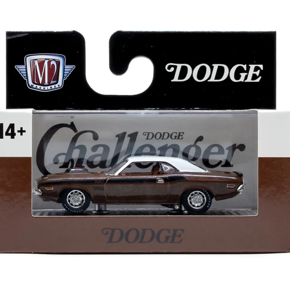 1970 Dodge Challenger T/A - Brown 1:64 Scale by M2 Machines