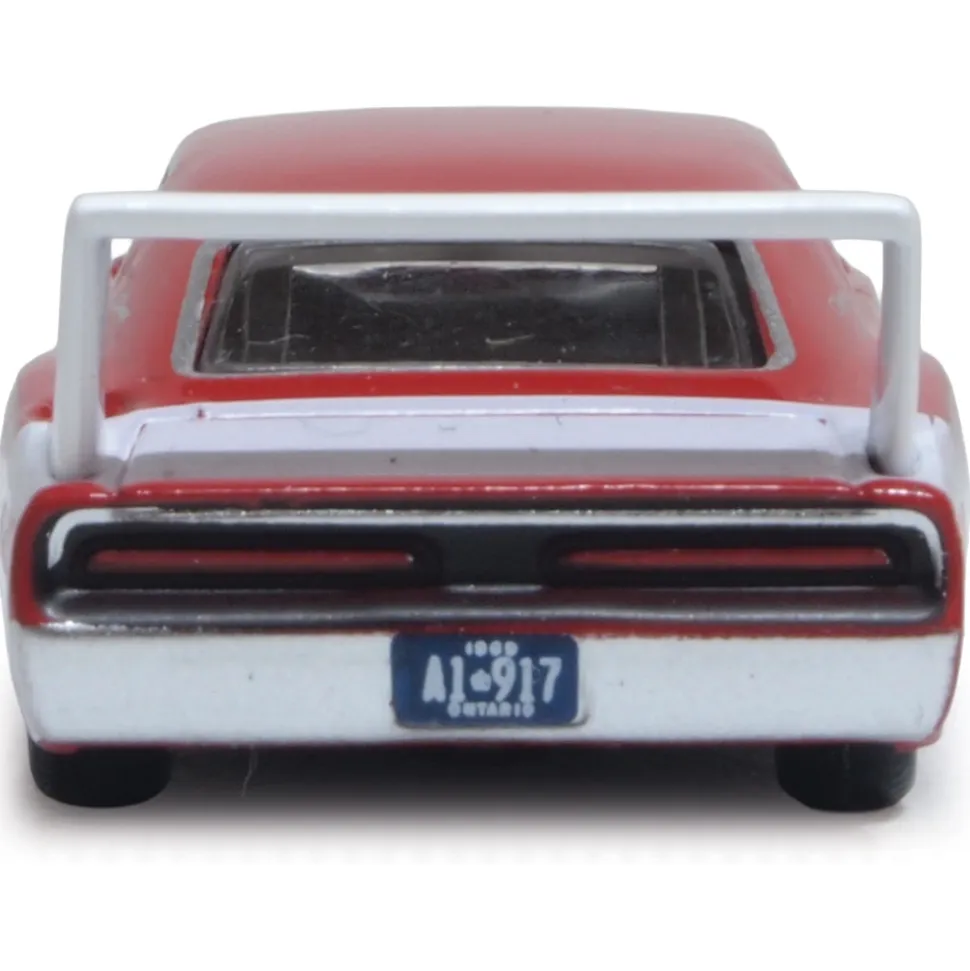 1969 Dodge Charger Daytona - Red 1:87 Scale Diecast Model Car by Oxford Diecast