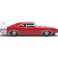 1969 Dodge Charger Daytona - Red 1:87 Scale Diecast Model Car by Oxford Diecast