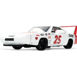 1969 Dodge Charger Daytona - White #25 1:24 Scale Diecast Model Car by Jada Toys