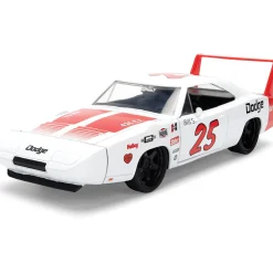 1969 Dodge Charger Daytona - White #25 1:24 Scale Diecast Model Car by Jada Toys