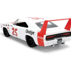 1969 Dodge Charger Daytona - White #25 1:24 Scale Diecast Model Car by Jada Toys