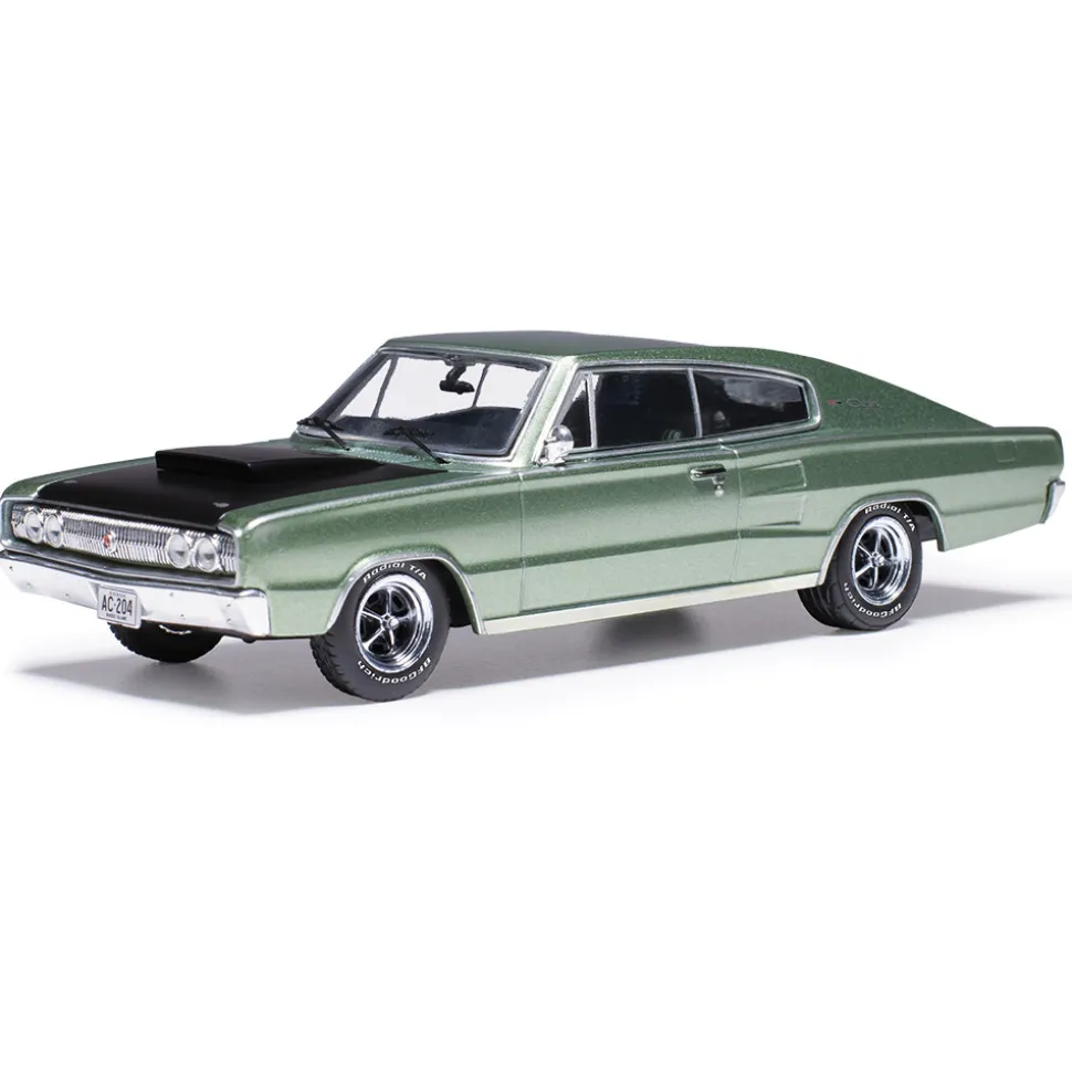 1967 Dodge Charger Mk1 - Metallic Green 1:43 Scale Diecast Model Car by IXO Models