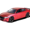 2023 Dodge Charger - Octane Red 1:24 Scale Diecast Model Car by Motormax