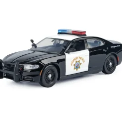 2023 Dodge Charger Pursuit CHP - Light & Sound 1:24 Scale Diecast Model Car by Motormax