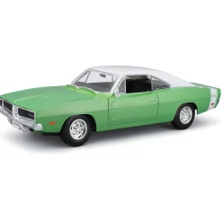 1969 Dodge Charger R/T - Green 1:18 Scale Diecast Model Car by Maisto