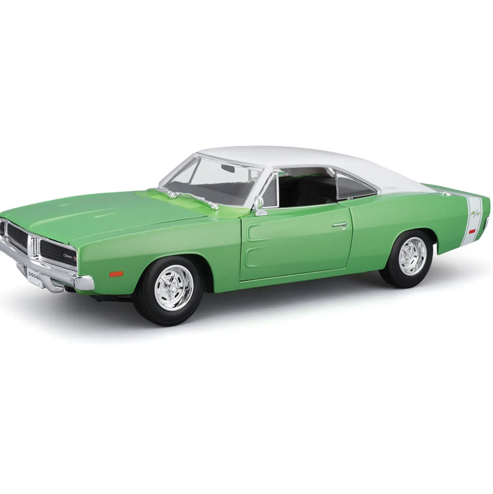 1969 Dodge Charger R/T - Green 1:18 Scale Diecast Model Car by Maisto