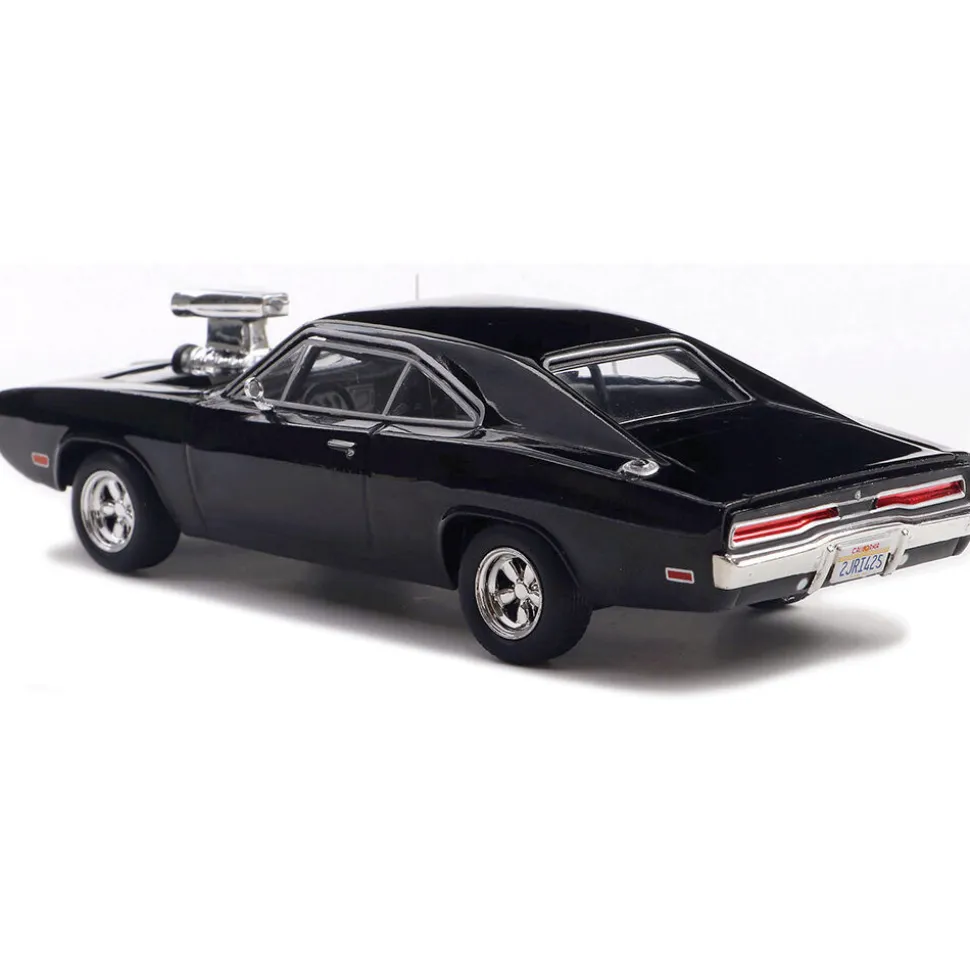 1970 Dodge Charger w/ Blown Engine - Black 1:43 Scale Diecast Model Car by IXO Models