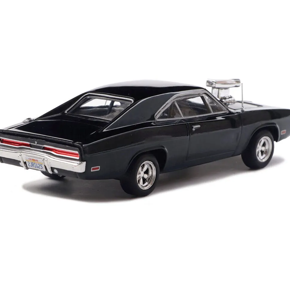 1970 Dodge Charger w/ Blown Engine - Black 1:43 Scale Diecast Model Car by IXO Models
