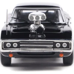 1970 Dodge Charger w/ Blown Engine - Black 1:43 Scale Diecast Model Car by IXO Models