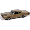 1968 Dodge Coronet R/T Hardtop - Medium Gold Poly 1:64 Scale Diecast Model Car by Auto World