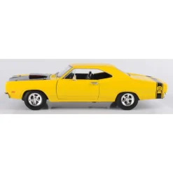 1969 Dodge Coronet SuperBee - Yellow 1:24 Scale Diecast Model Car by Motormax