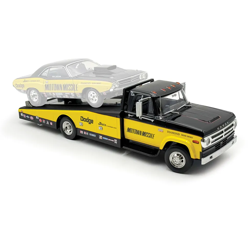 1970 Dodge D-300 Ramp Truck - Motown Missile 1:18 Scale Diecast Model Car by Acme