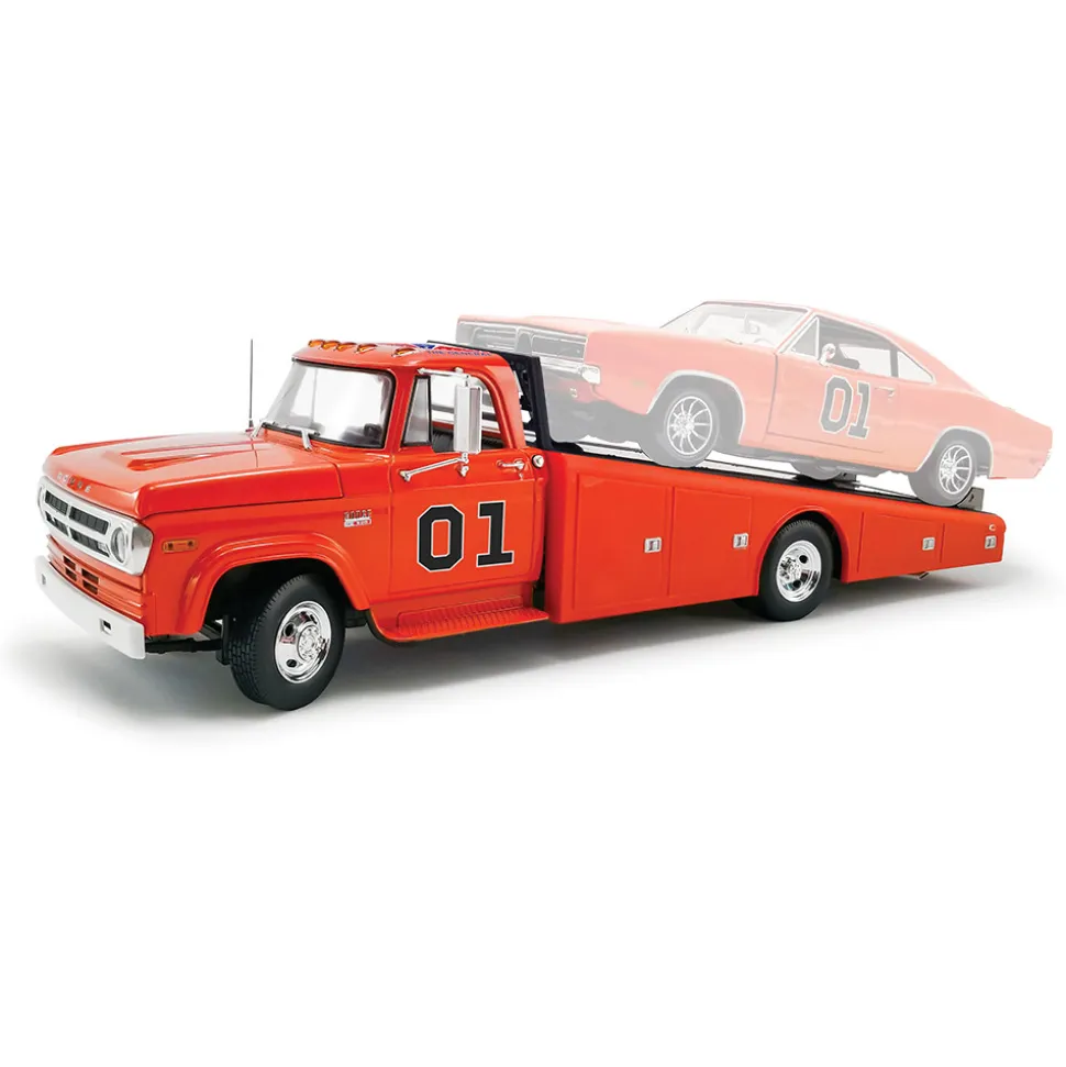 1970 Dodge D-300 Ramp Truck - The General 1:18 Scale Diecast Model Truck by Acme