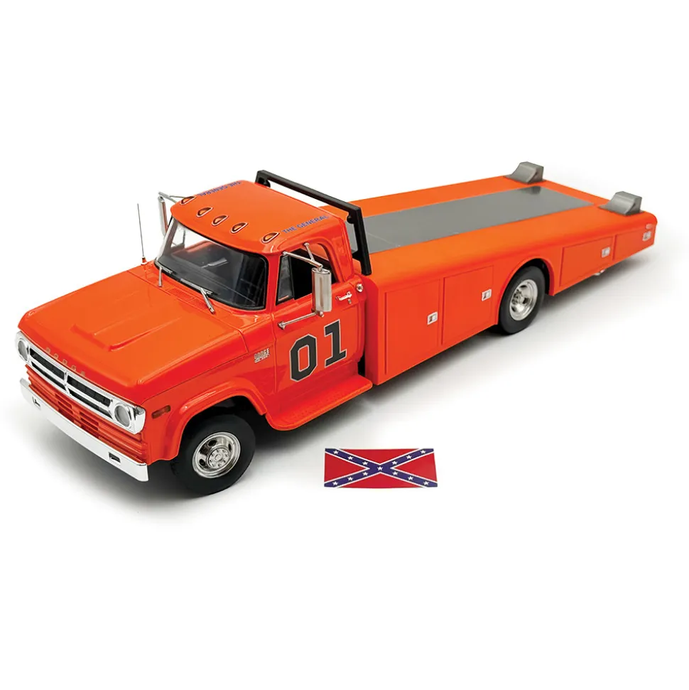 1970 Dodge D-300 Ramp Truck - The General 1:18 Scale Diecast Model Truck by Acme