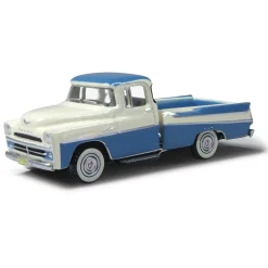 1957 Dodge D100 Sweptside Pickup - Ice Blue / Glacier White 1:87 Scale Diecast Model Truck by Oxford Diecast