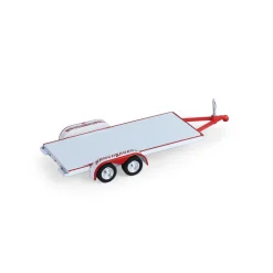 2018 Dodge Durango & 2016 Dodge Challenger SRT Hellcat with Flatbed Trailer 1:64 Scale Diecast Model Truck by Greenlight