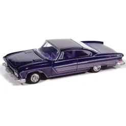 1961 Dodge Phoenix Lowrider - Purple Sky Lowrider 1:64 Scale Diecast Model Car by Auto World