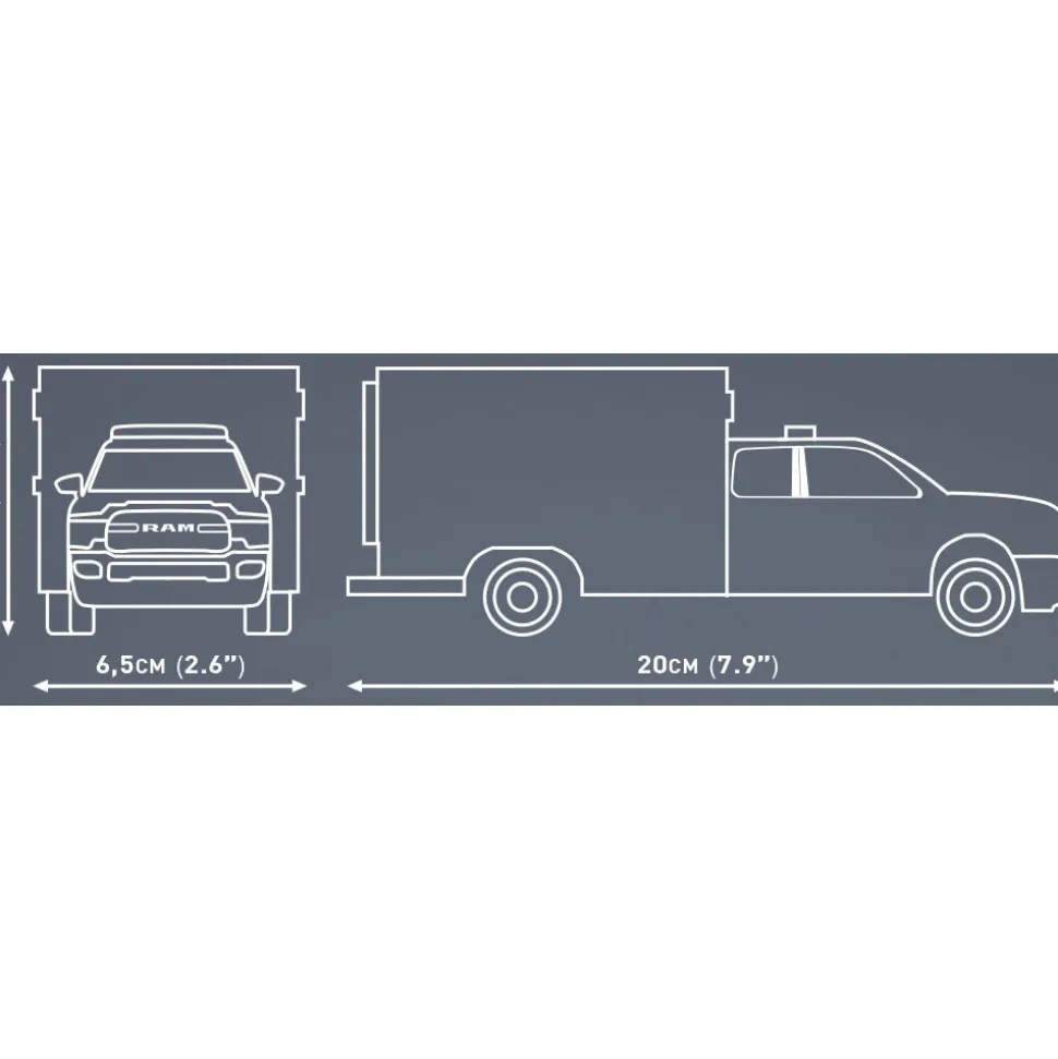 DODGE Ram 3500 Ambulance Building Brick Set 1:35 Scale by Cobi Toys
