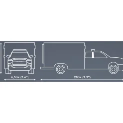 DODGE Ram 3500 Ambulance Building Brick Set 1:35 Scale by Cobi Toys