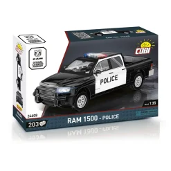 DODGE Ram 1500 Police Truck Building Brick Set 1:35 Scale by Cobi Toys