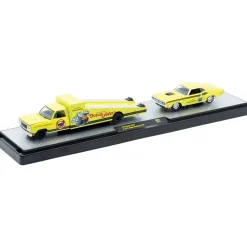 1974 Dodge Ramp Truck & 1971 Dodge Challenger R/T - Dodge Fever 1:64 Scale Diecast Model Truck by M2 Machines