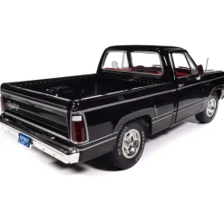 1979 Dodge SWB Sweptline Pickup Adventurer - Black 1:18 Scale Diecast Model Truck by American Muscle - Ertl
